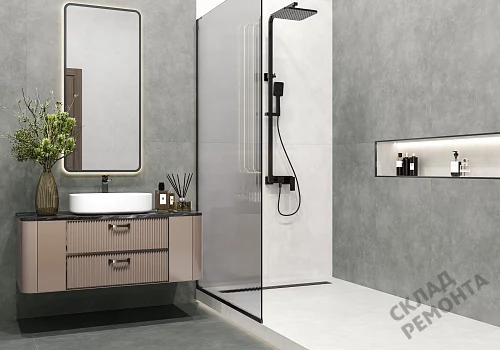 Фото Керамогранит матовый Alma Ceramica Мурал GFU60120MUR70R серый 1200*600*8,5 – купить в Новосибирске: цена, описание, фото. Интернет-магазин 4
