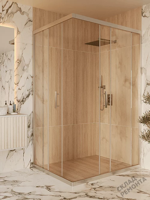 Фото Душевой уголок LUXMARE LXM02-120-CH стекло 6 мм 120*80 купить в Новосибирске: цена, описание, фото. Интернет-магазин 4