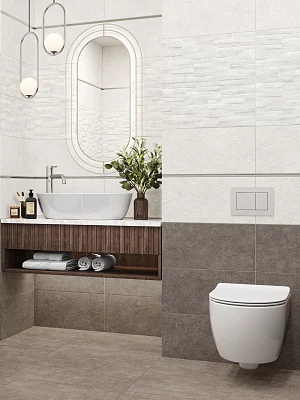 Плитка настенная Alma Ceramica Дискавер TWU2550DCV14 светло-серый 249*500