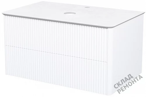 Фото Тумба под умывальник подвесная Iddis Эйгер AIG80W0i95K, белый купить в Новосибирске: цена, описание, фото. Интернет-магазин 4
