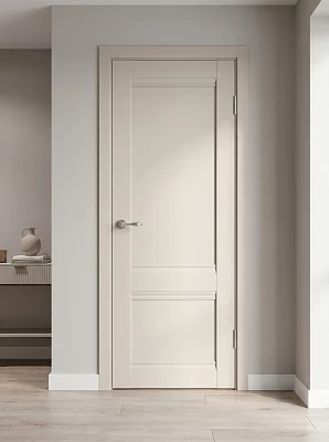 Дверь FlyDoors Классик С01 ПГ айриш, ПВХ, без стекла