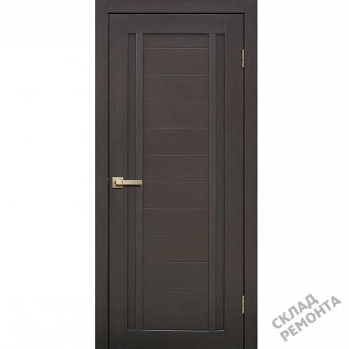 Фото Дверь FlyDoors Лайт Дорс L24 венге 3Д, микрофлекс, без стекла – купить в Новосибирске: цена, описание, фото. Интернет-магазин. 1