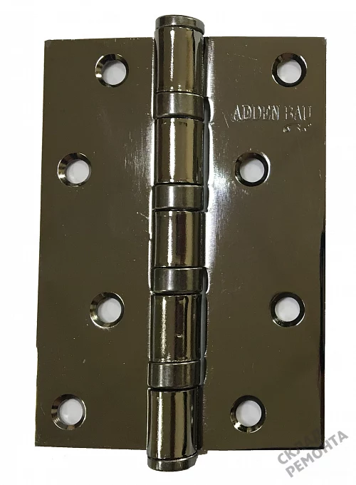 Фото Петля универсальная Adden Bau 4BB BLACK NICKEL 100*70*2,5 мм, черный никель – купить в Новосибирске: цена, описание, фото. Интернет-магазин. 1