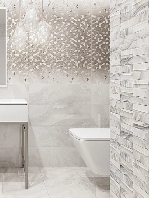 Плитка настенная Alma Ceramica Риола TWU12RLA14R серый 246*740