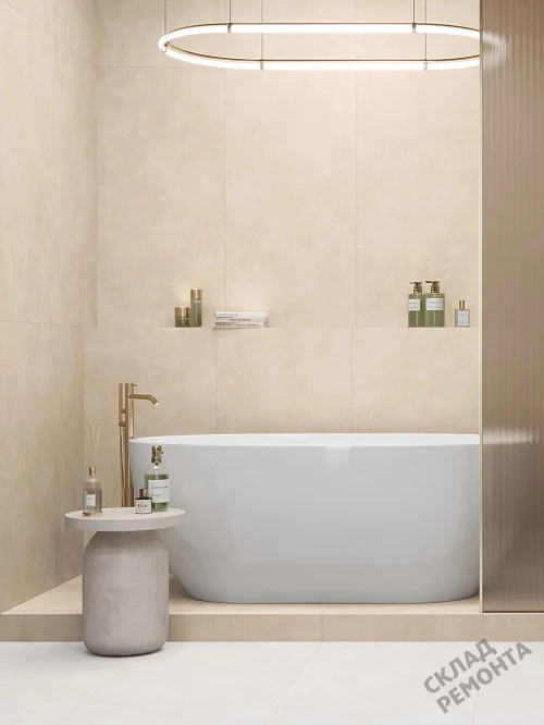 Фото Керамогранит матовый Alma Ceramica Мурал GFU60120MUR04R бежевый 1200*600*8,5 – купить в Новосибирске: цена, описание, фото. Интернет-магазин 1