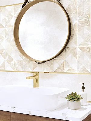 Декор Alma Ceramica Пьемонт DWU09PMT004 бежевый 249*500