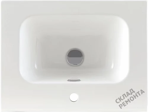 Фото Раковина на тумбу Aquanet Flat 60 (254363), 61 см купить в Новосибирске: цена, описание, фото. Интернет-магазин 2