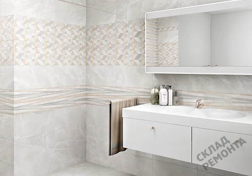 Фото Декор Alma Ceramica Риволи DWU09RVL014 кремовый 249*500 – купить в Новосибирске: цена, описание, фото. Интернет-магазин 3
