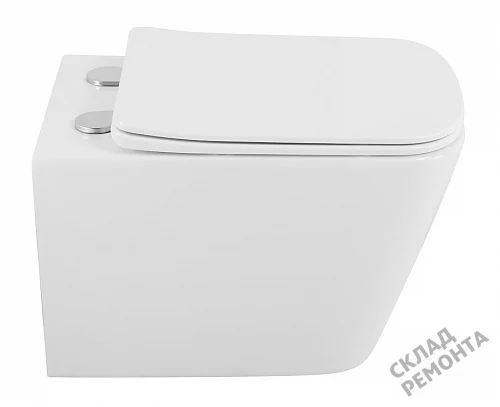 Фото Унитаз подвесной BelBagno Due 2.0 BB7107CHR/SC безободковый купить в Новосибирске: цена, описание, фото. Интернет-магазин 3