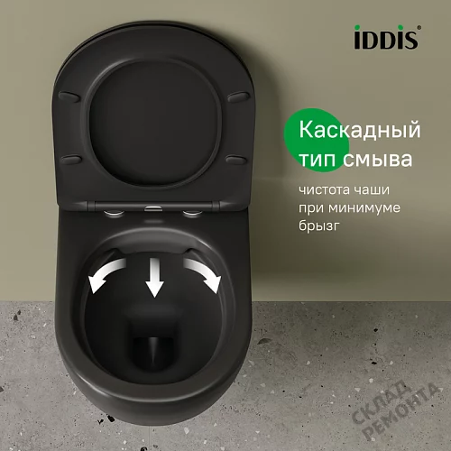 Фото Унитаз подвесной Iddis Бланко BLAR3BMi25 безободковый купить в Новосибирске: цена, описание, фото. Интернет-магазин 5
