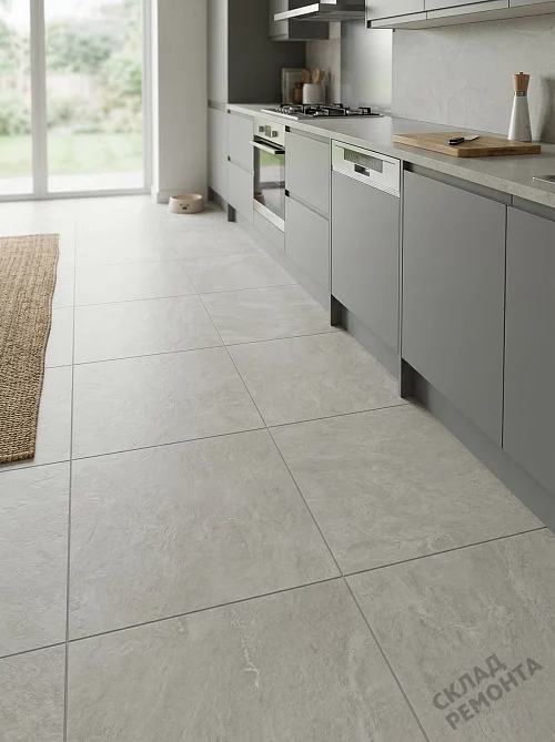 Фото Керамогранит матовый Alma Ceramica Юнион GFU6060UNN70R серый 600*600*9 – купить в Новосибирске: цена, описание, фото. Интернет-магазин 1