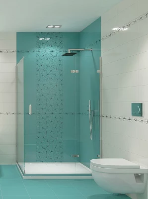Бордюр Azori Парус Звезда бирюзовый 50,5*6,2