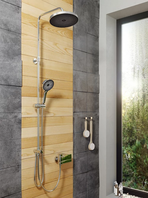 Фото Душевая система Iddis СпаХоум SPA3F0Ci76 хром купить в Новосибирске: цена, описание, фото. Интернет-магазин 1