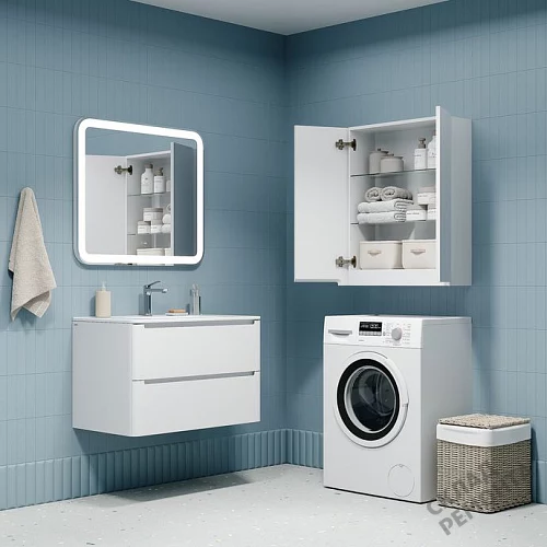 Фото Шкаф подвесной Iddis Эдифис EDI60W0i97, белый купить в Новосибирске: цена, описание, фото. Интернет-магазин 4