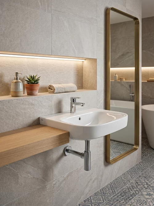 Фото Раковина универсальная Roca Debba 32799400Y, 60 см купить в Новосибирске: цена, описание, фото. Интернет-магазин 1
