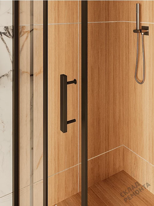 Фото Душевой уголок LUXMARE LXM01-90-BL стекло 6 мм 90*90 купить в Новосибирске: цена, описание, фото. Интернет-магазин 6
