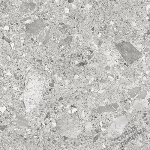 Фото Керамогранит матовый Alma Ceramica Холли GFU6060HOL70R серый 600*600*9 – купить в Новосибирске: цена, описание, фото. Интернет-магазин 1