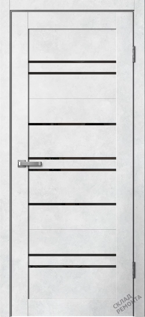 Фото Дверь FlyDoors Барн B02 бетон светлый, ПВХ, черное стекло – купить в Новосибирске: цена, описание, фото. Интернет-магазин. 2