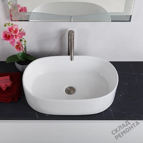Фото Раковина накладная BelBagno BB1048 55 см купить в Новосибирске: цена, описание, фото. Интернет-магазин 3
