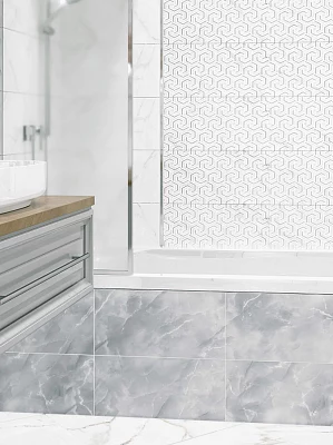 Плитка настенная Alma Ceramica Гриджио TWU09GRG707 серый 249*500