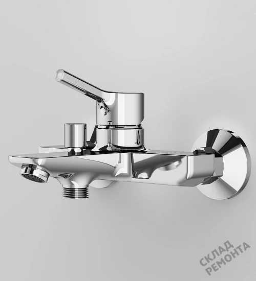 Фото Смеситель для ванны Am.Pm X-Joy F85B10000 однорычажный хром купить в Новосибирске: цена, описание, фото. Интернет-магазин 1
