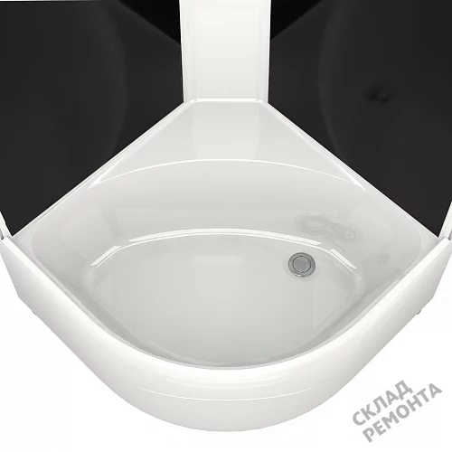 Фото Душевая кабина Domani-SPA Delight Slim 99 high (DS01DS99HBCl00) высокий поддон угловая 90*90 купить в Новосибирске: цена, описание, фото. Интернет-магазин 2