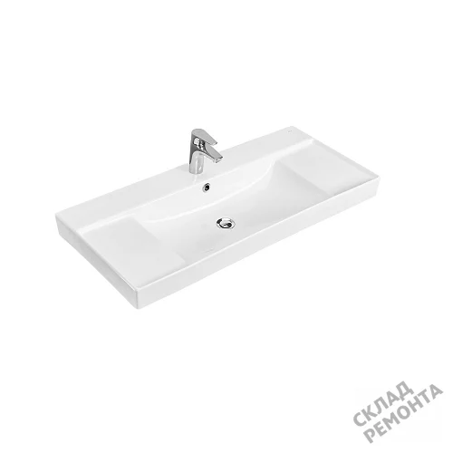 Фото Раковина на тумбу Roca One ZRU9308335, 100 см купить в Новосибирске: цена, описание, фото. Интернет-магазин 2