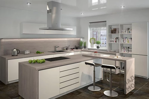 Фото Столешница КЕДР Белое дерево 38 мм – купить в Новосибирске: цена, описание, фото. Интернет-магазин 2