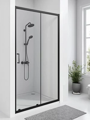 Душевая дверь Bas Cube WTW-140-C-B стекло 5 мм 140