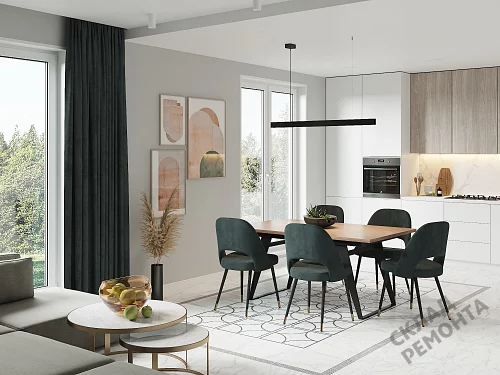 Фото Керамогранит матовый Lasselsberger Каррара Нова 6246-0106 белый 450*450*8 – купить в Новосибирске: цена, описание, фото. Интернет-магазин 2