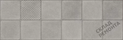 Фото Плитка настенная Alma Ceramica Куб TWU3090CUB70R серый 300*900 – купить в Новосибирске: цена, описание, фото. Интернет-магазин 1